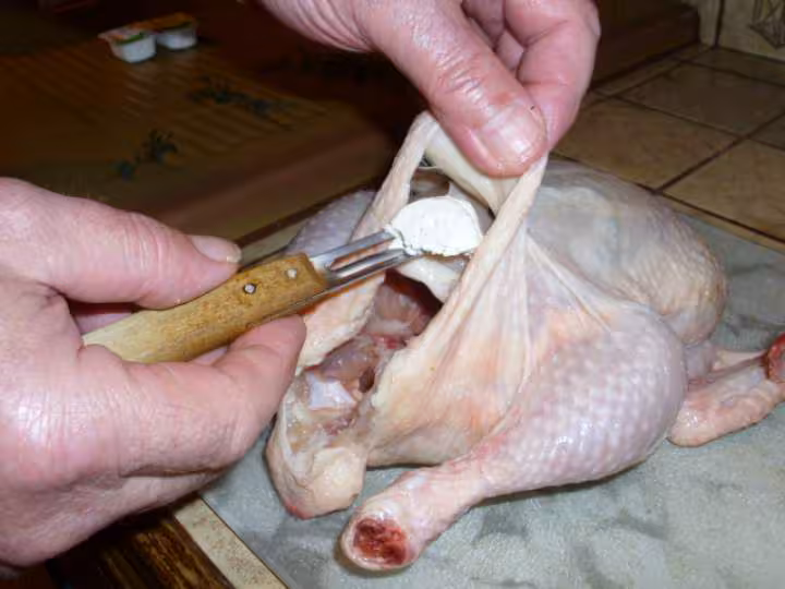 Poulet au fromage ail et fines herbes et authym