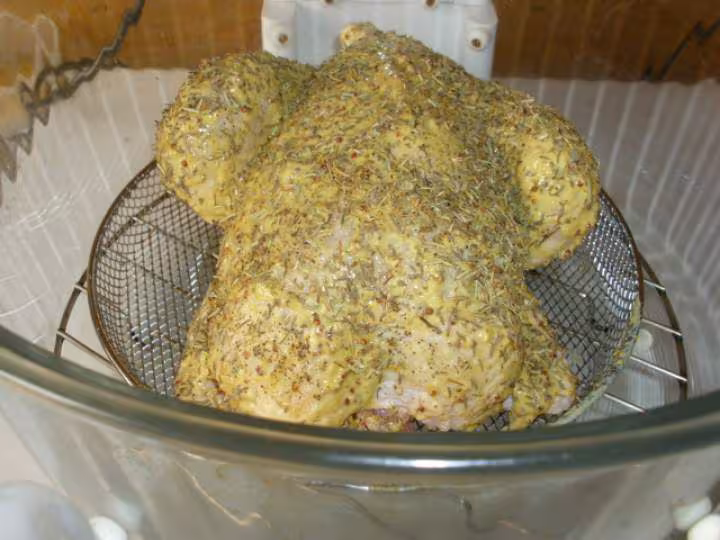 Poulet aux 2 moutardes et herbes de provence