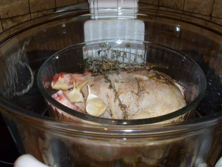 Poulet aux gousses d ail blanc 3