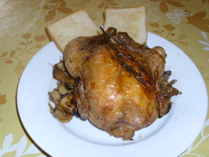 Poulet aux gousses d ail blanc 5