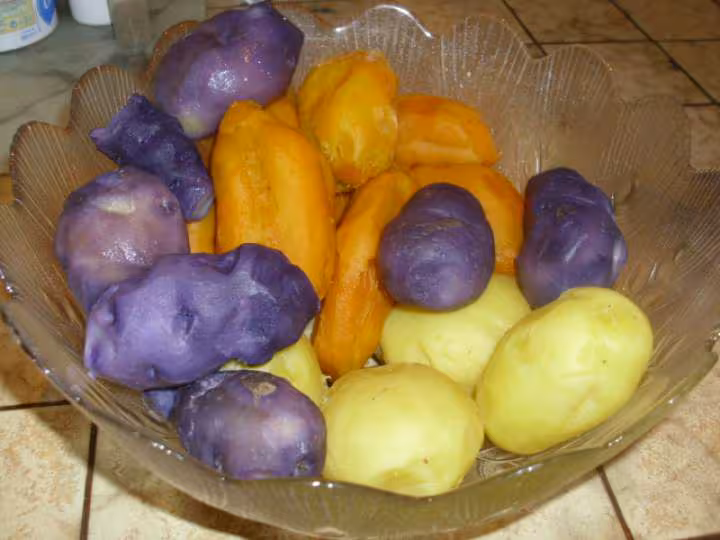 Puree aux 3 couleurs