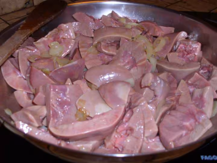 Rognons de porc a la moutarde ancienne