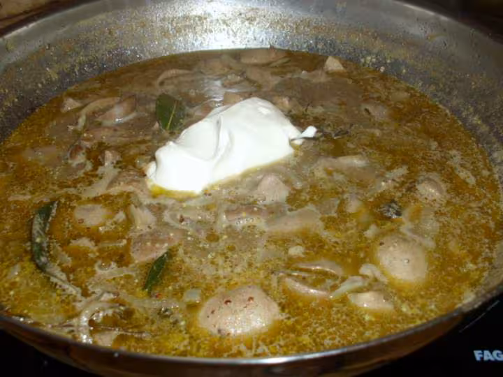 Rognons de porc a la moutarde ancienne