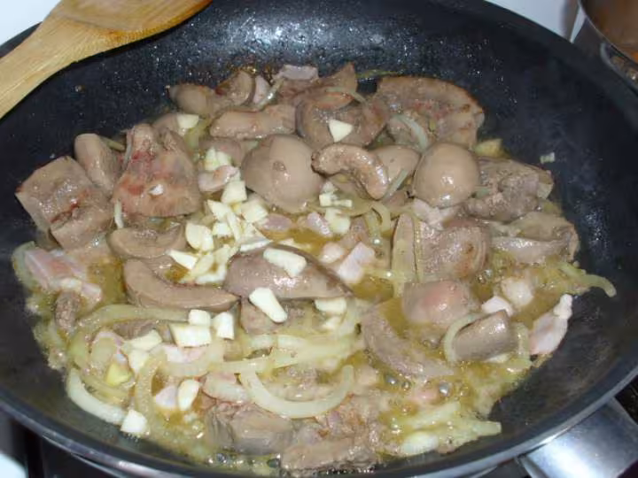 Rognons de porc aux carottes et lardons