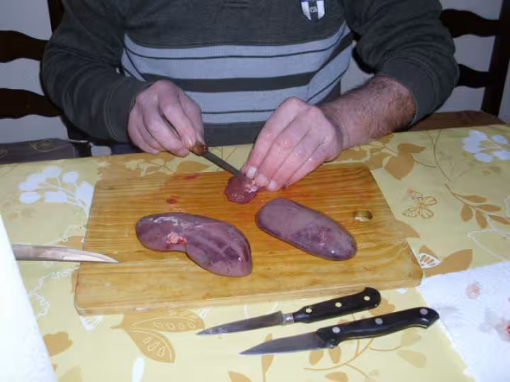 Rognons de porc cuisines au vin rouge 3