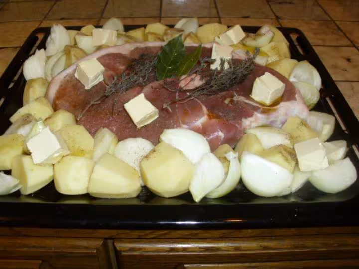 Rouelle de porc au four