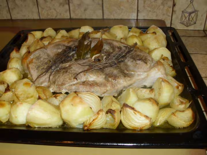 Rouelle de porc au four
