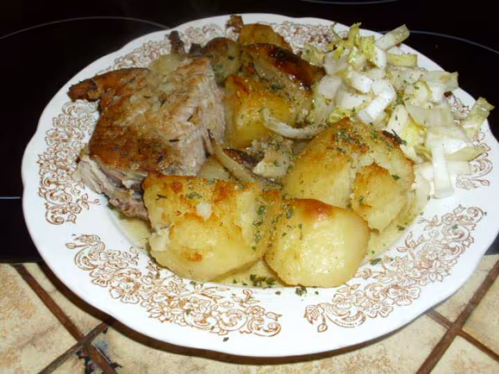 Rouelle de porc au four