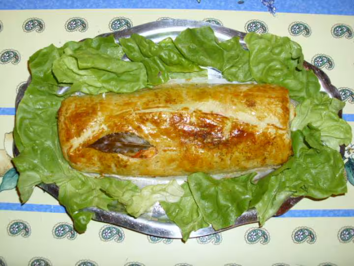 Roule feuillete garni 10