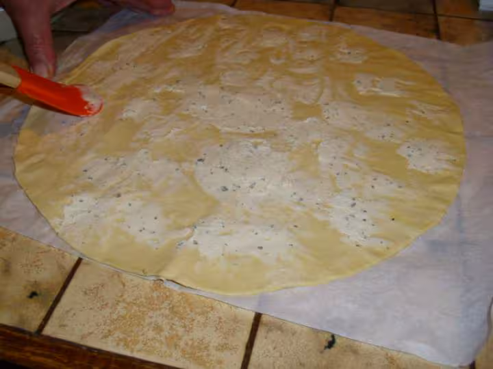 Roule feuillete garni 2