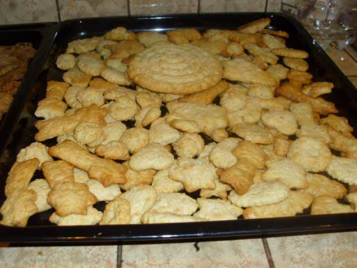 Sables de noel aux smarties et amandes