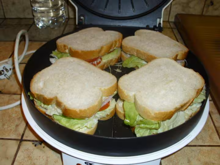 Sandwiches et sa fondue de fromage 3