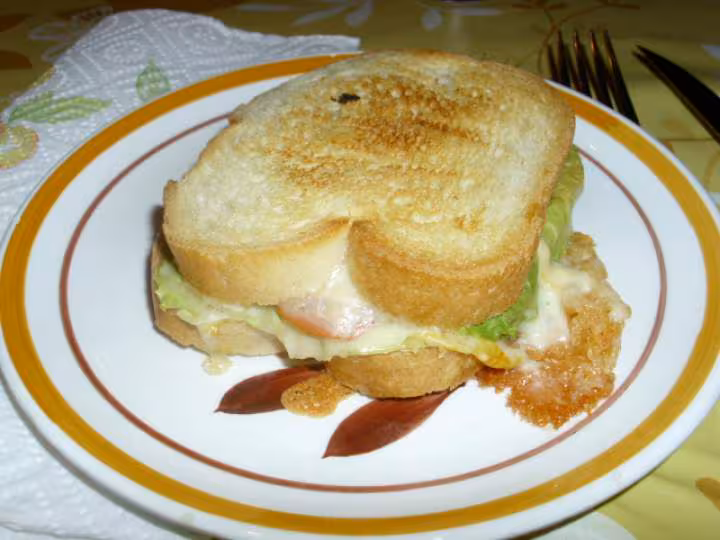 Sandwiches et sa fondue de fromage 5