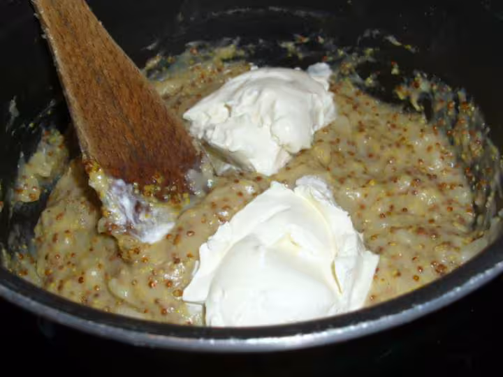Sauce moutarde pour poisson