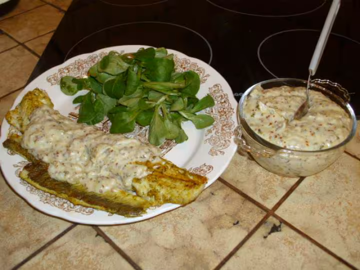 Sauce moutarde pour poisson