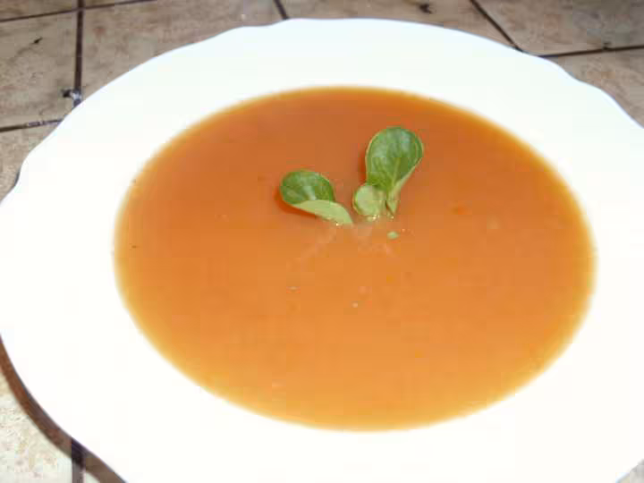 Soupe a la tomate et aux carottes 4