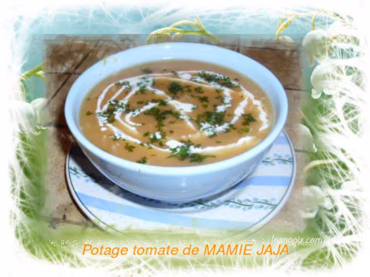 Soupe a la tomate fraiche