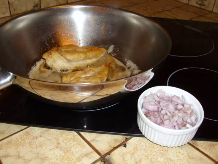 Supreme de poulet aux champignons