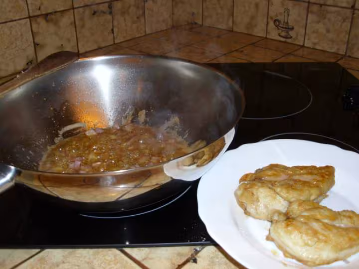 Supreme de poulet aux champignons