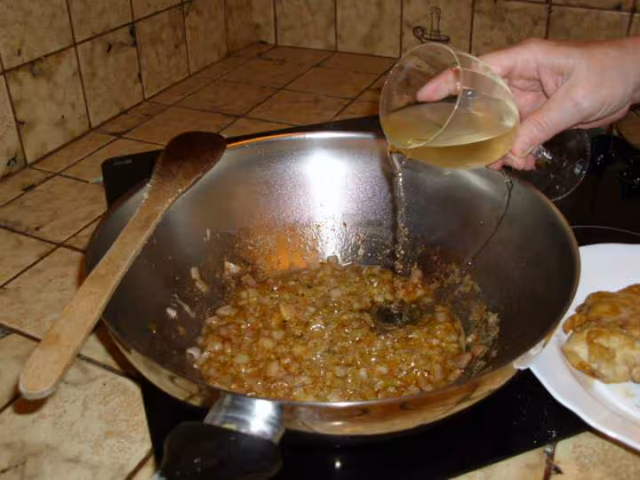 Supreme de poulet aux champignons