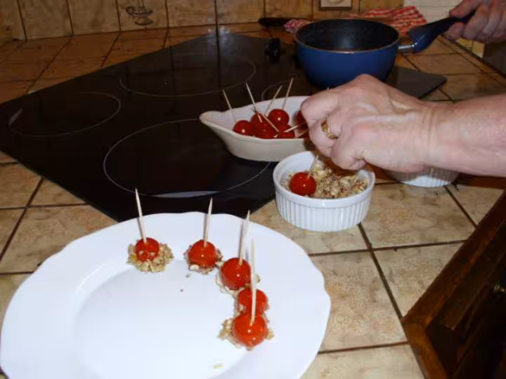 Tomates cerise en pomme d amour