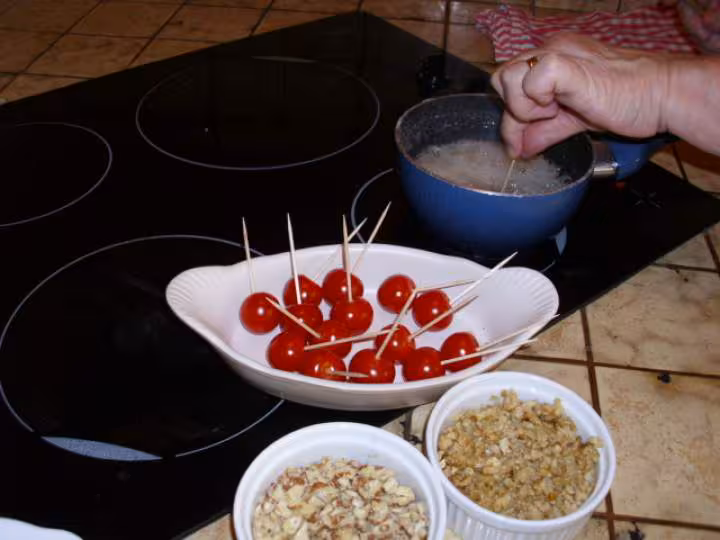 Tomates cerise en pommes d amour