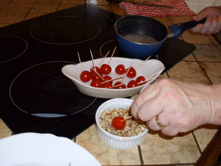 Tomates cerise en pommes d amour