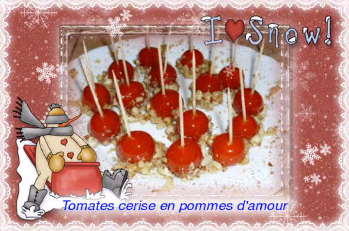 Tomates cerise en pommos d amour
