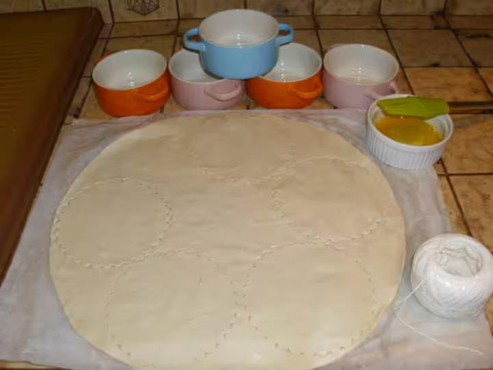 Tourte aux pommes et au boudin noir