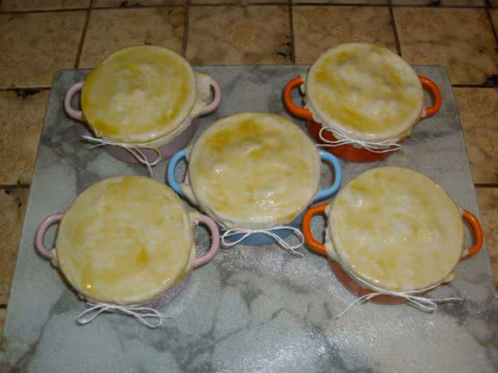 Tourte aux pommes et au boudin noir