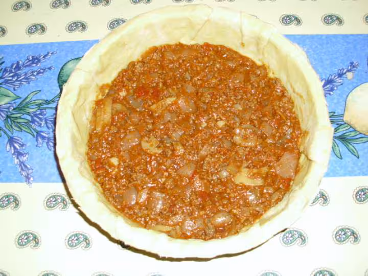Tourte avec les restes du frigo