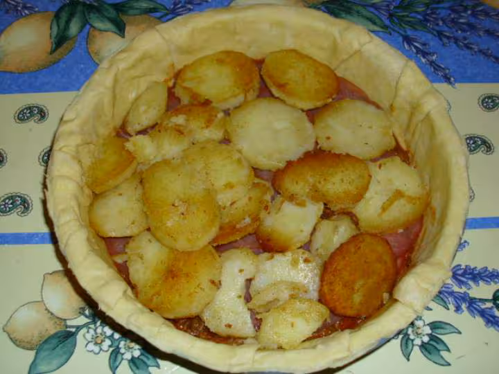Tourte avec les restes du frigo