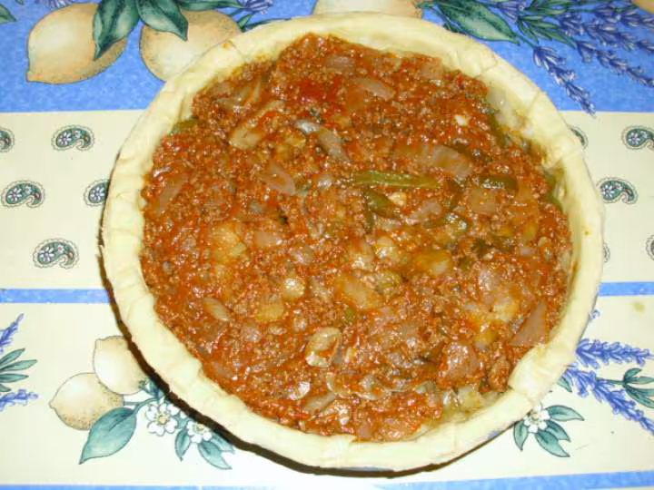 Tourte avec les restes du frigo
