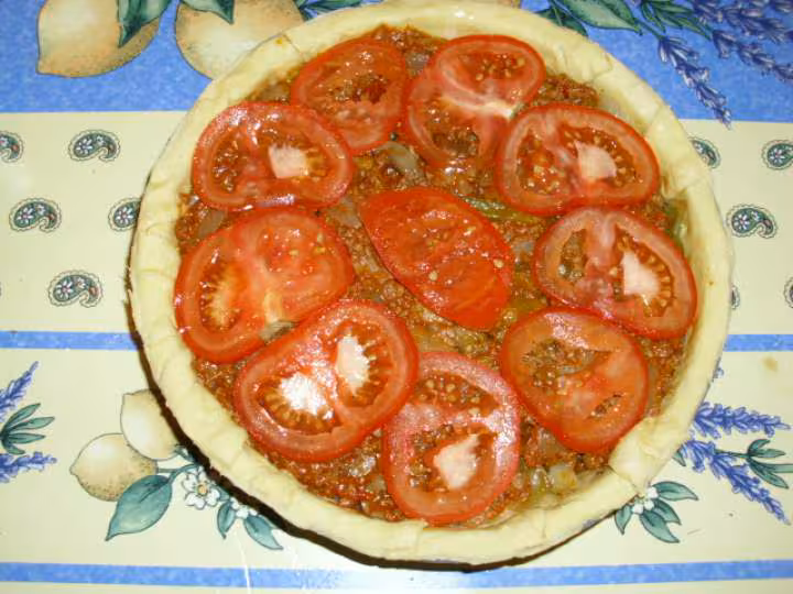 Tourte avec les restes du frigo