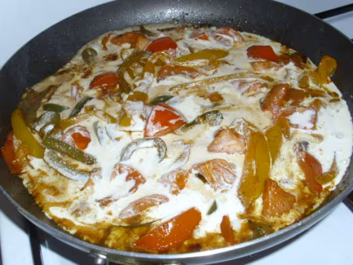 Truite et sa fondue de poivrons et de tomates