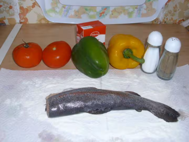 Truites et sa fondue de poivrons et de tomates