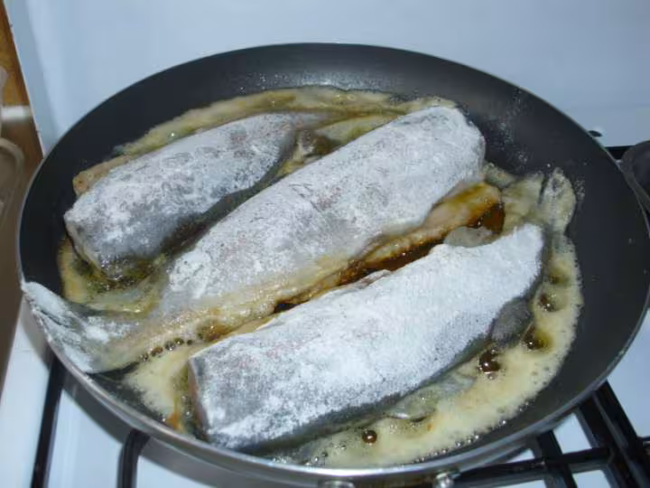 Truites et sa fondue de poivrons et de tomates