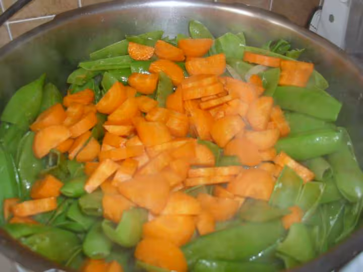 Veloute de cosses de petits pois