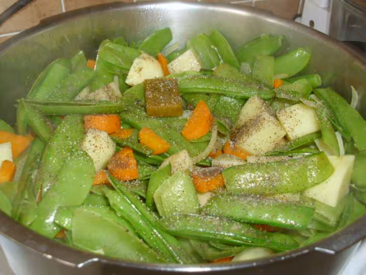 Veloute de cosses de petits pois