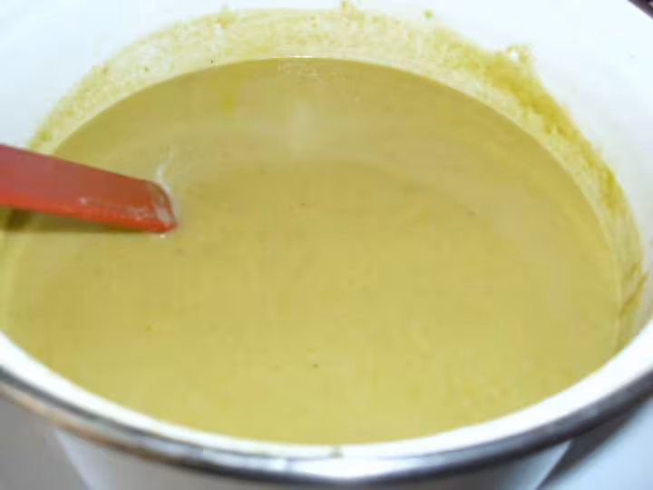 Veloute de cosses de petits pois
