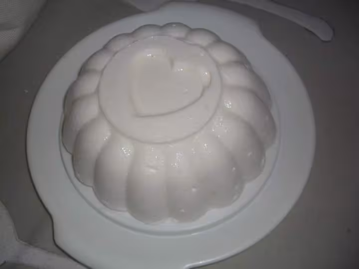 Bavarois de fromage blanc au praline