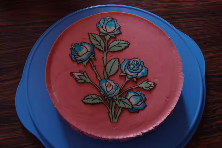Bavarois framboise citron