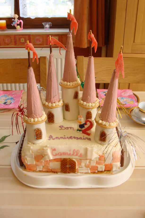 Gateau chateau de princesse