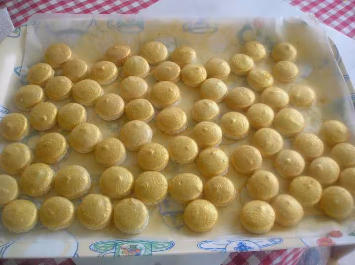 Macarons dores 2