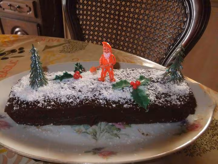 Buche de noel glacee coeur noix de coco photos 24 12 2011