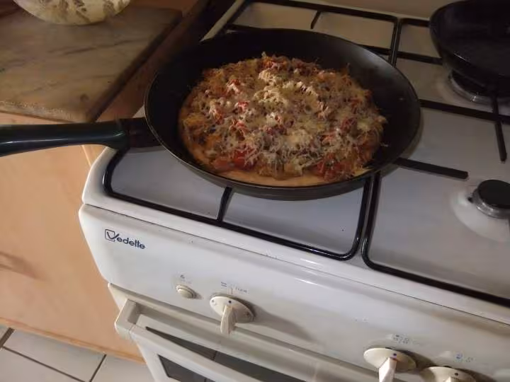 Pizza a la poele