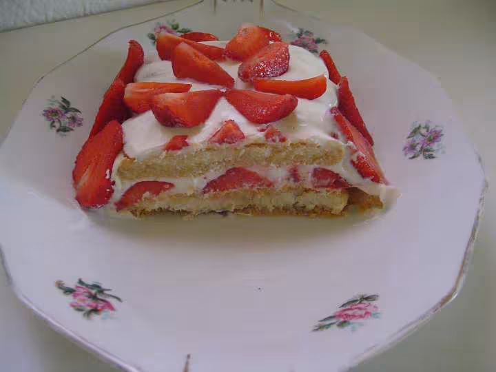 Tiramitsu a ma facon aux fraises