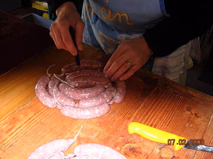 Percage des saucisses