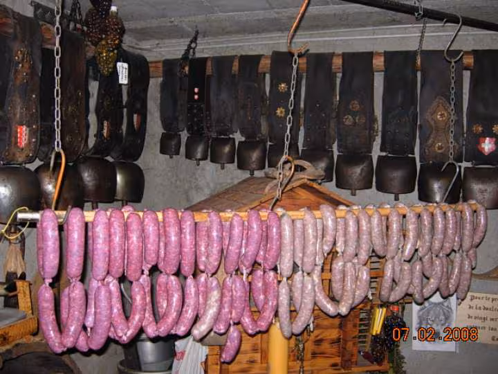 Saucisses suspendues