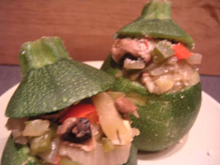 Courgettes farcies vegetales
